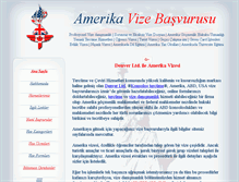 Tablet Screenshot of amerikavizebasvurusu.com